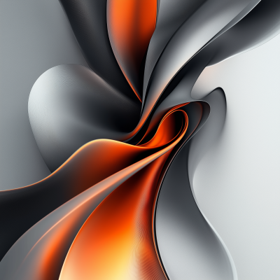 Sleek 3D Abstract Wallpaper