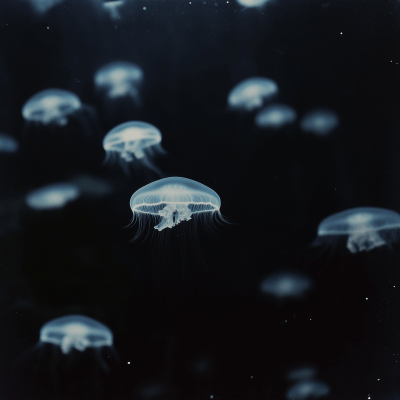 Underwater Jellyfish Amoebas