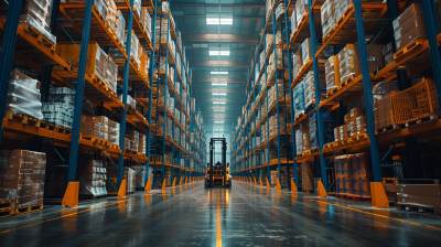 Busy Warehouse Interior