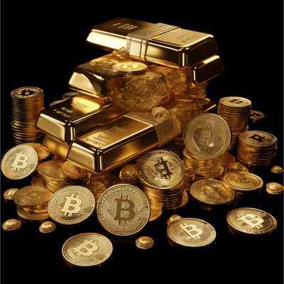 Realistic Bitcoin and Precious Metal Design