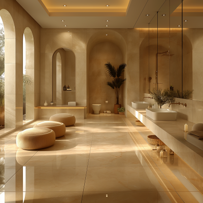 Luxurious Mansion Bathroom in NEOM, Saudi Arabia