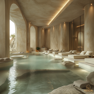 Luxurious Spa Area in NEOM Mansion