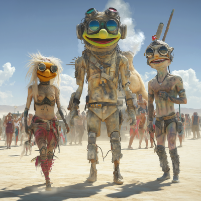 Muppets at Burning Man Festival