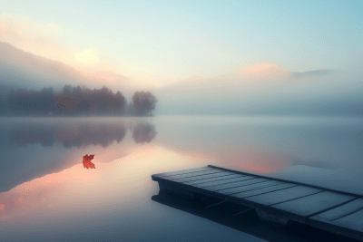 Tranquil Lake at Dawn