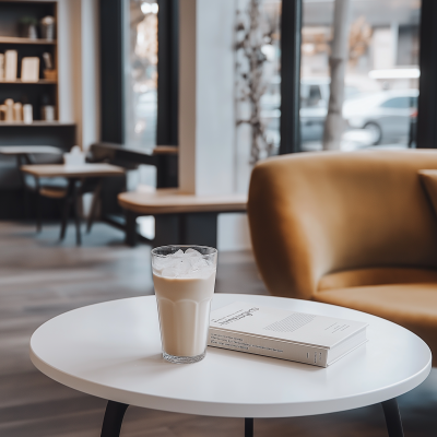 Modern Minimalistic Coffee Shop Interior