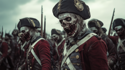 Undead British Soldiers Marching