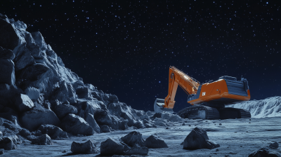 Futuristic Moon Excavator