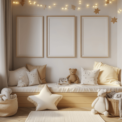 Cozy Kids Room Mockup