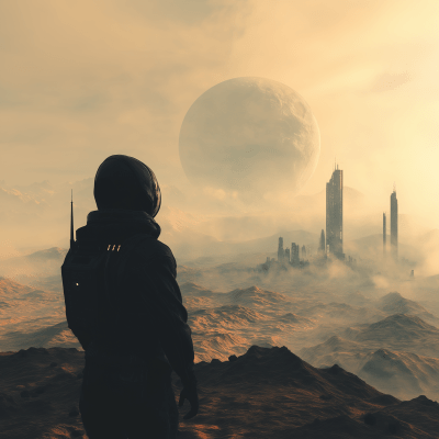 Sci-fi Portrait on Unknown Planet