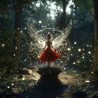 Enchanted Glass Sphere Fairy