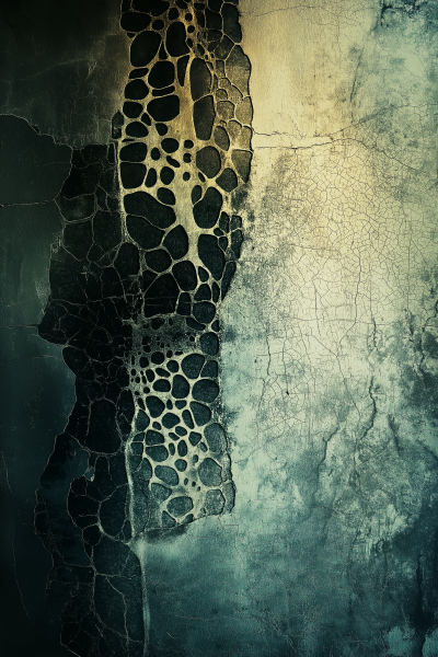 Abstract Textured Background with Lace Inspired by Bones