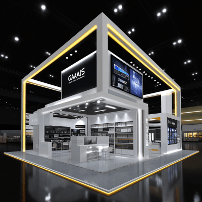 3D GALAXIS Company Booth Design