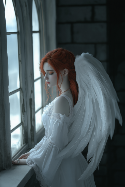 Majestic Fallen Angel