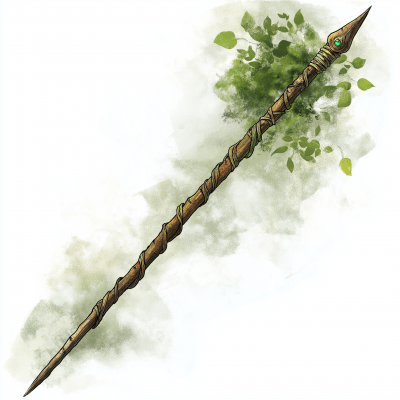 Rusted Spear in Nature Design