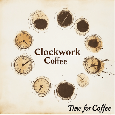 Clockwork Coffee Logo Design