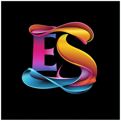 Minimalistic ES Logo Design