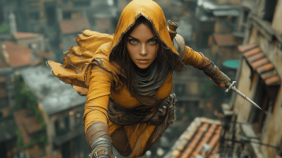 Mysterious Rogue in Waterdeep City