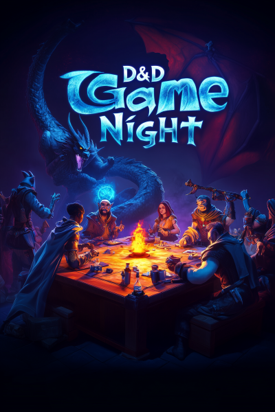 D&D Game Night Poster