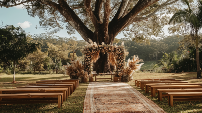 Outdoor Wedding Setup in Australia