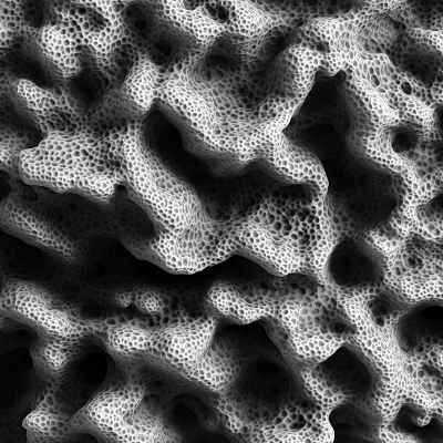 Hard coral texture as heightmap