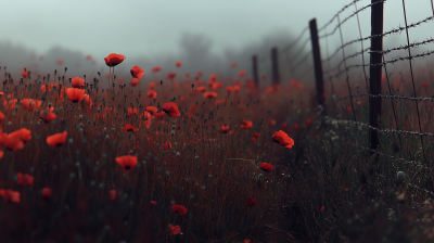 Field of Poppies in Late November