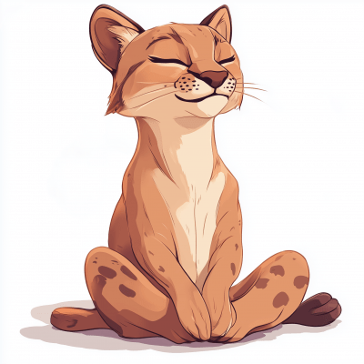 Meditating Cougar