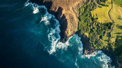 Hawaiian Coastal Area with Special Management Area Boundaries