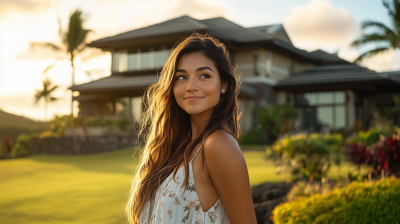 Hawaiian Realtor at Luxury Home