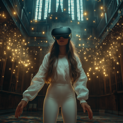 Virtual Reality Experience in a Magic School