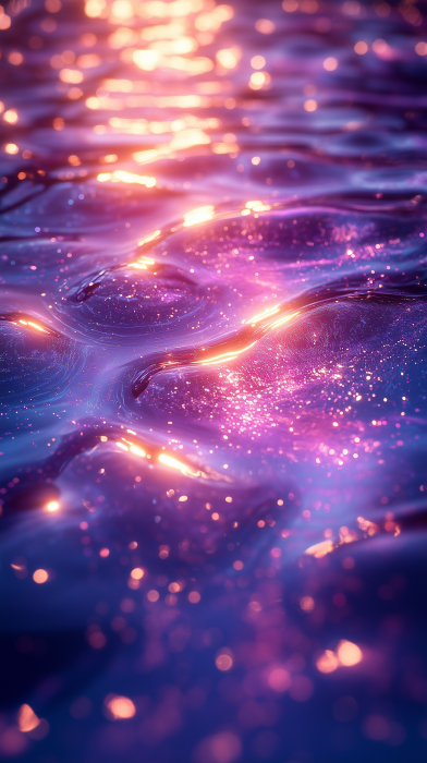 Iridescent Liquid 3D Render