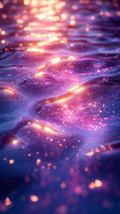 Iridescent Liquid 3D Render