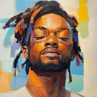 Colorful Portrait Painting