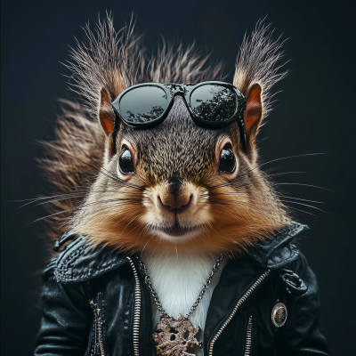 Rock Star Squirrel