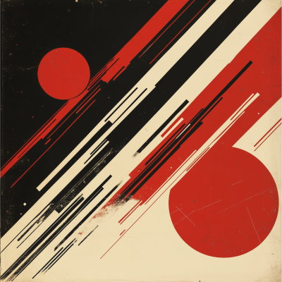 Abstract Vintage Album Cover