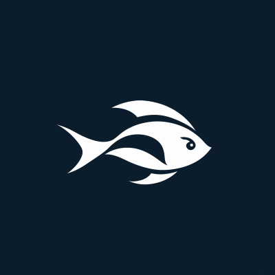 Minimalist Fish Logo for Seafood Takeaway