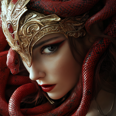 Red Snakes Amazon Warrior