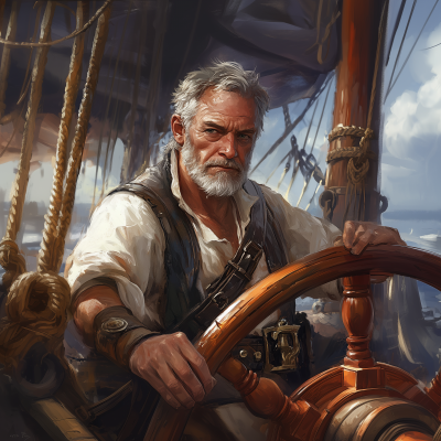 Helmsman of Pirate Ship