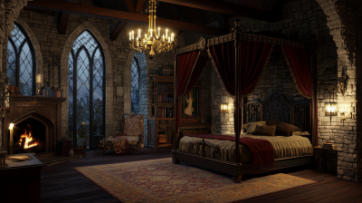 Gothic Master Bedroom