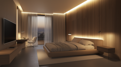 Italian Minimalist Master Bedroom