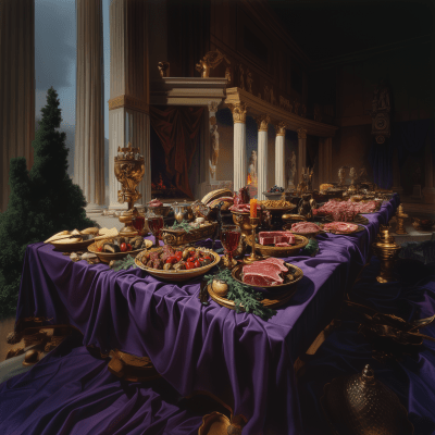 Lavish Roman Banquet