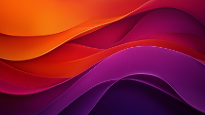 Colorful Wavy Shapes Screen Saver