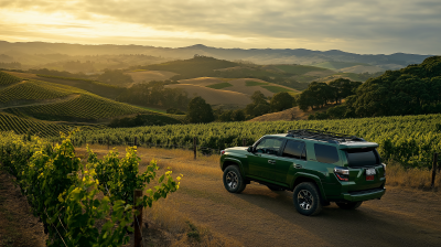 Toyota 4Runner in Wine Country