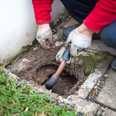 Clogged Outdoor Faucet Cleaning