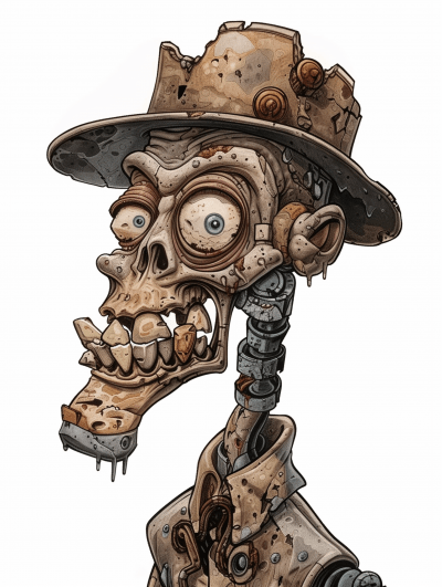 Decayed Inspector Gadget Caricature