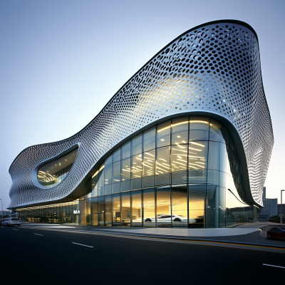 Kia Motors-inspired Architectural Structure