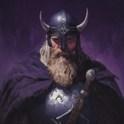 Viking Warrior Portrait