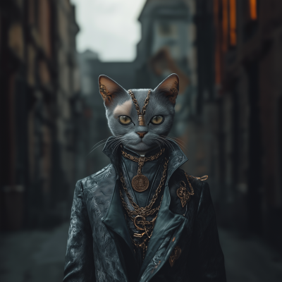 Futuristic Stylish Cat