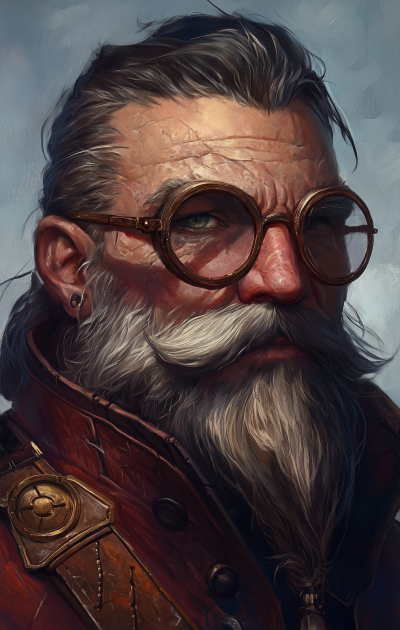 Fantasy Gnome Man Portrait