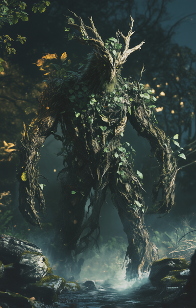 Cinder Oak Fey Treant in Dark Forest