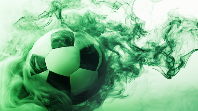 Green Smoke Soccer Ball